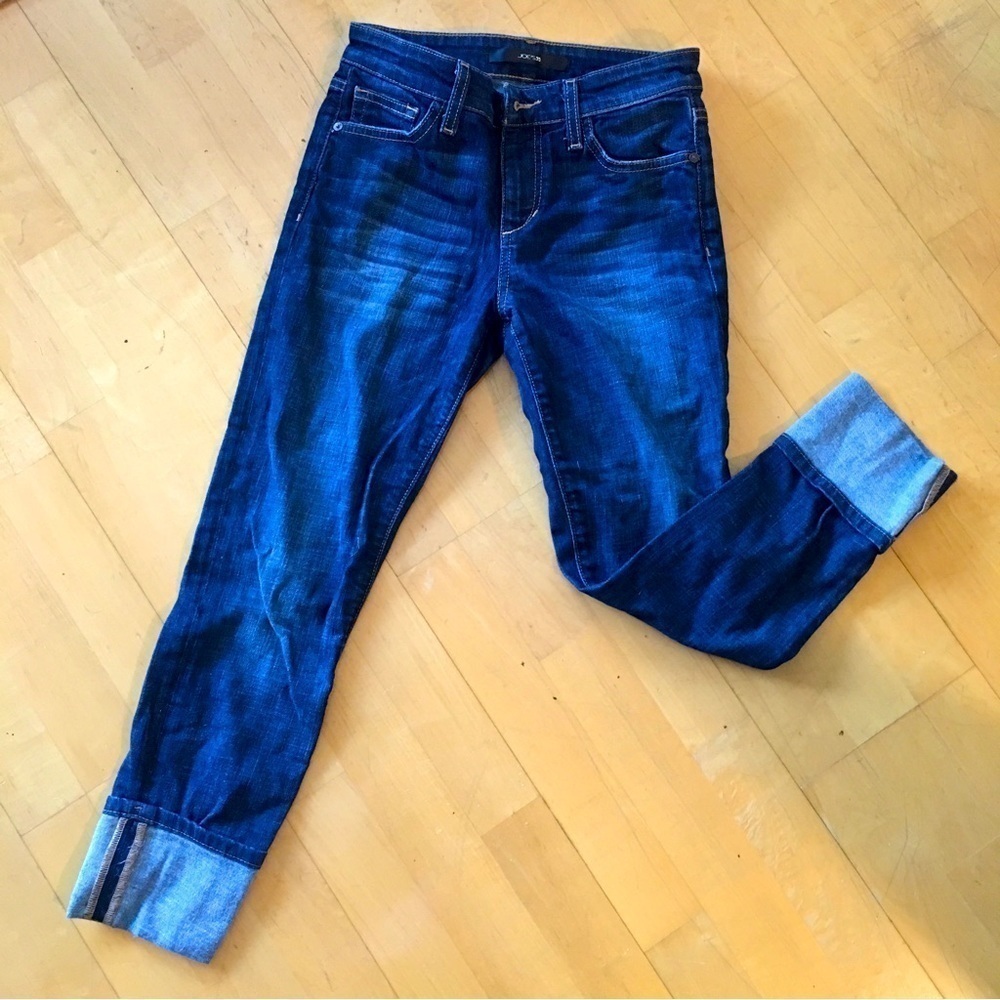 Joeâs Jeans, Genevieve Cuffed Capri, Blue, Size 25